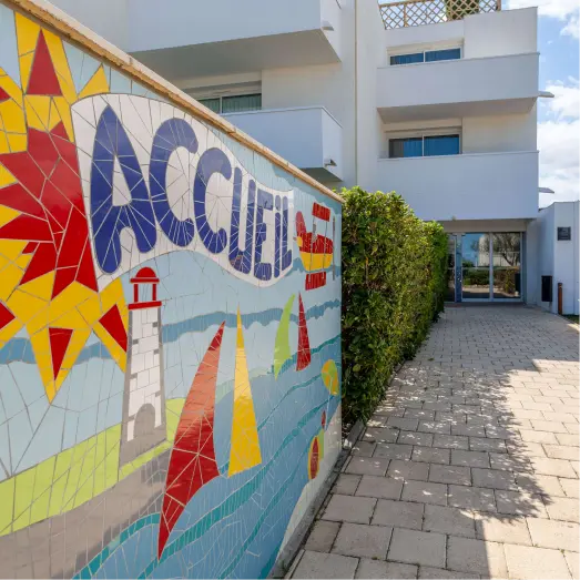 L’accueil du Village vacances Rives des Corbières dans l’Aude